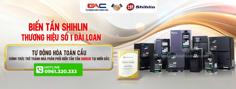 Tự Động Hóa Toàn Cầu là nhà phân phối chính thức Biến Tần Shihlin tại miền Bắc Việt Nam