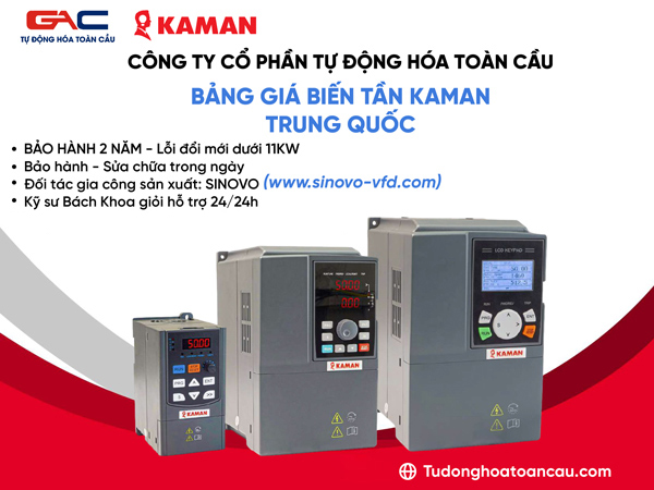 Bảng giá biến tần Kaman Trung Quốc 2024