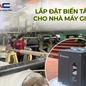 Lắp đặt biến tần cho nhà máy giấy