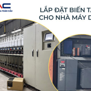 Lắp đặt biến tần cho nhà máy dệt