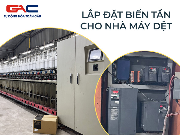 Lắp đặt biến tần cho nhà máy dệt