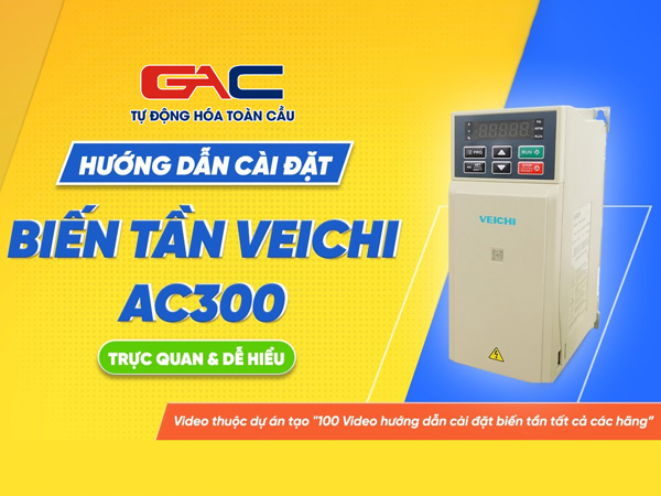 Cài đặt biến tần Veichi AC300