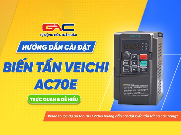 Cài đặt biến tần AC70E