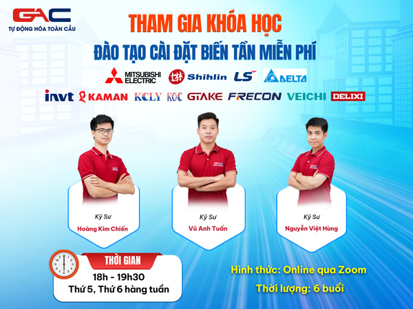 Học cài đặt biến tần miễn phí