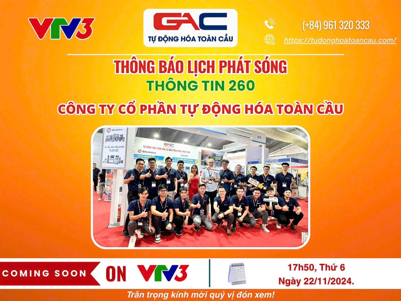 Tự Động Hóa Toàn Cầu có mặt trên VTV3