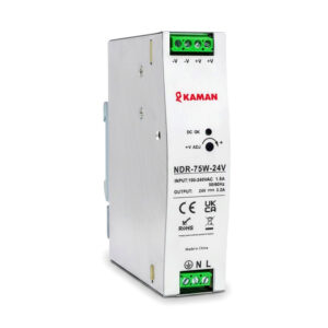 Nguồn gắn thanh ray 24V 3.2A Kaman - NDR-75W-24V