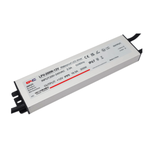 Nguồn đèn LED 24V chống nước 8.3A GAC - LPV-200W-24V