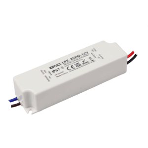 Nguồn đèn LED 24V chống nước 1A GAC - LPV-12EW-12V