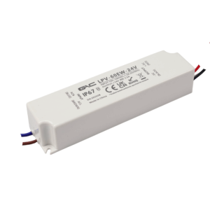 Nguồn đèn LED 24V chống nước 2.5A GAC - LPV-60EW-24V