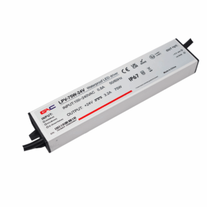 Nguồn đèn LED 12V chống nước 6.3A GAC - LPV-75W-12V