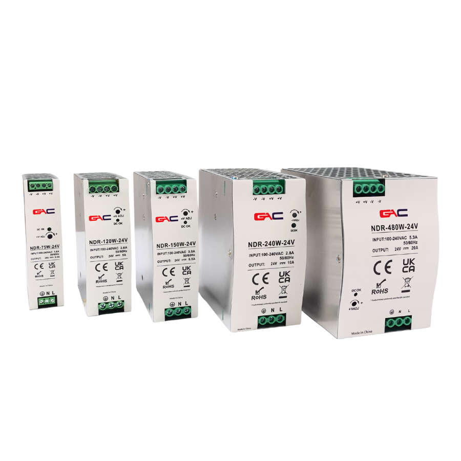 Nguồn gắn thanh ray GAC NDR