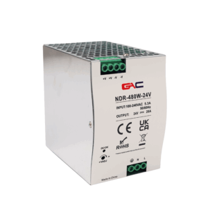 Nguồn gắn thanh ray 24V 20A GAC - NDR-480W-24V