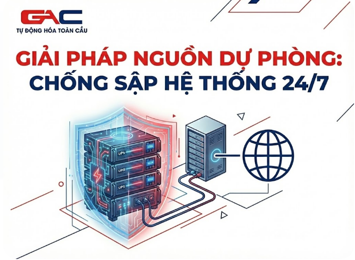 Giải pháp nguồn dự phòng: Chống sập hệ thống 24/7