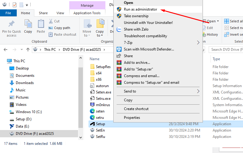 tải và cài đặt autocad