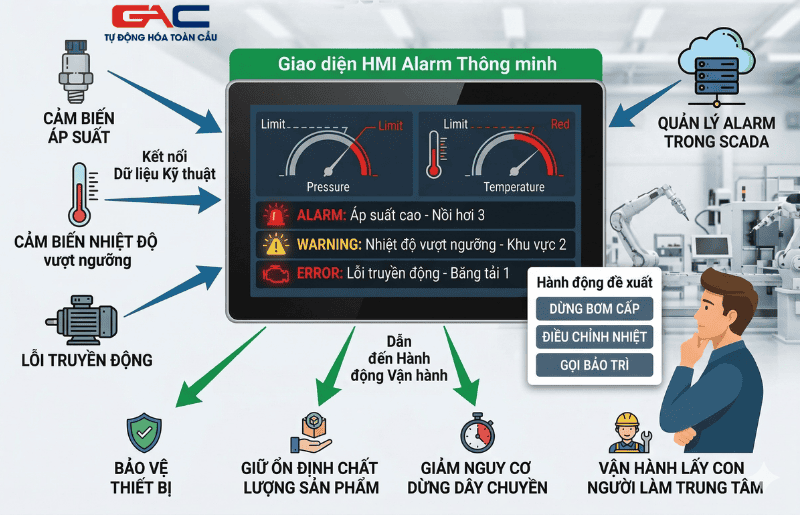 HMI alarm