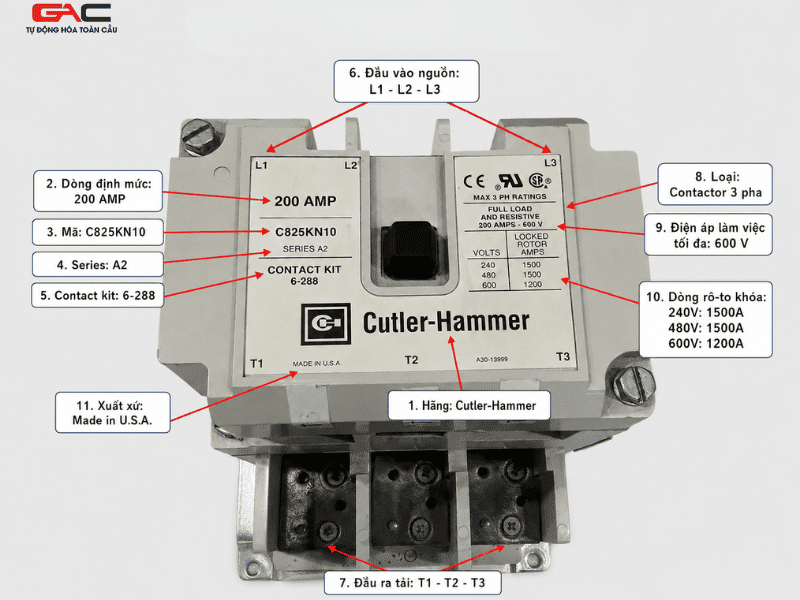 contactor cutler hammer