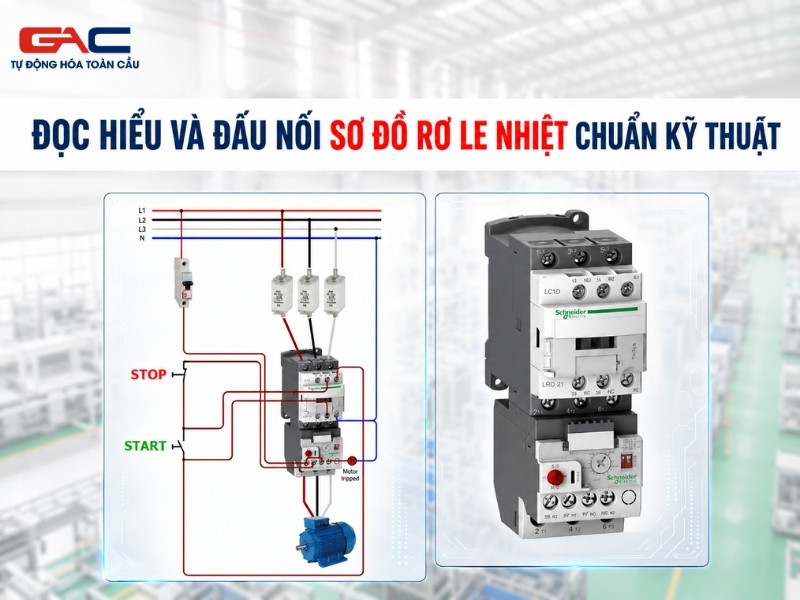 sơ đồ rơ le nhiệt