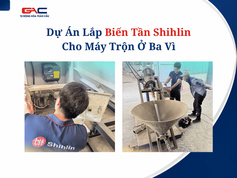 Dự Án Lắp Biến Tần Shihlin Cho Máy Trộn Ở Ba Vì