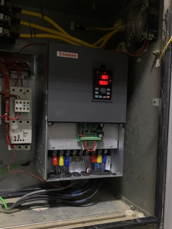 lắp biến tần Kaman cho máy nén khí trục vít