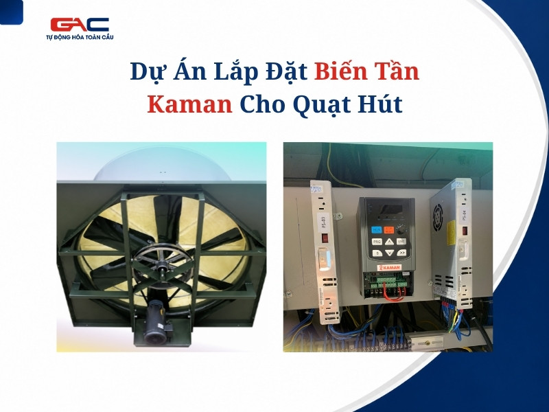 lắp đặt biến tần kaman cho quạt hút