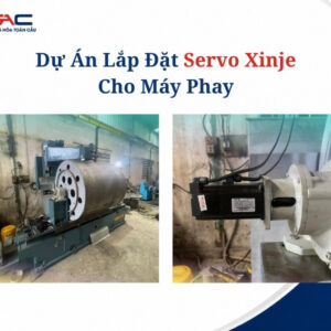 lắp đặt servo Xinje cho máy phay