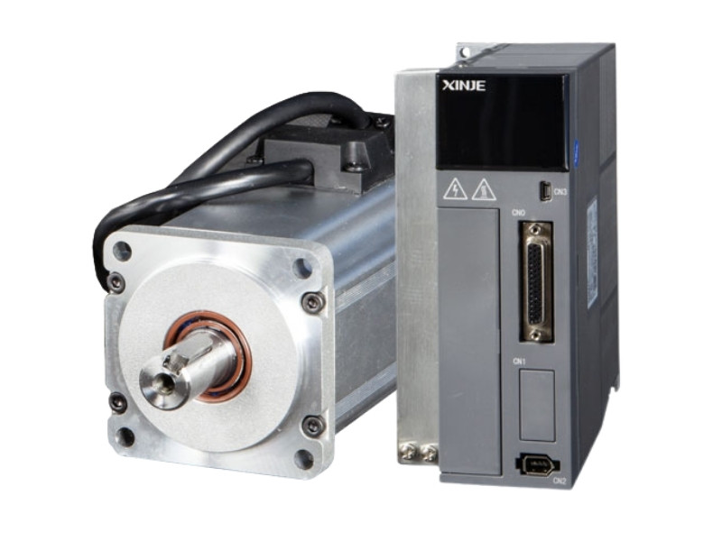 lắp đặt servo xinje cho máy thổi can nhựa