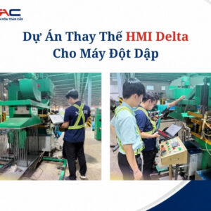 thay thế HMI Delta cho máy đột dập