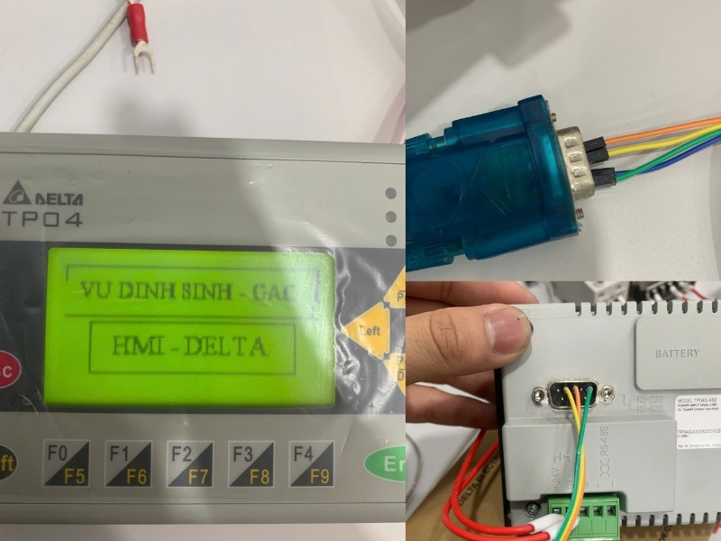 thay thế HMI Delta cho máy đột dập
