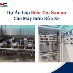 Dự Án Lắp Biến Tần Kaman Cho Máy Bơm Rửa Xe