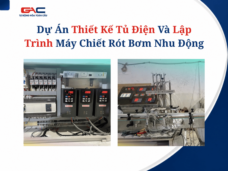 Dự Án Thiết Kế Tủ Điện Và Lập Trình Máy Chiết Rót Bơm Nhu Động