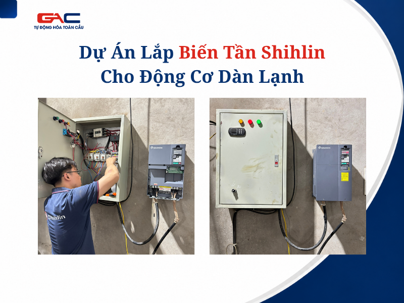 Dự Án Lắp Biến Tần Shihlin Cho Động Cơ Dàn Lạnh