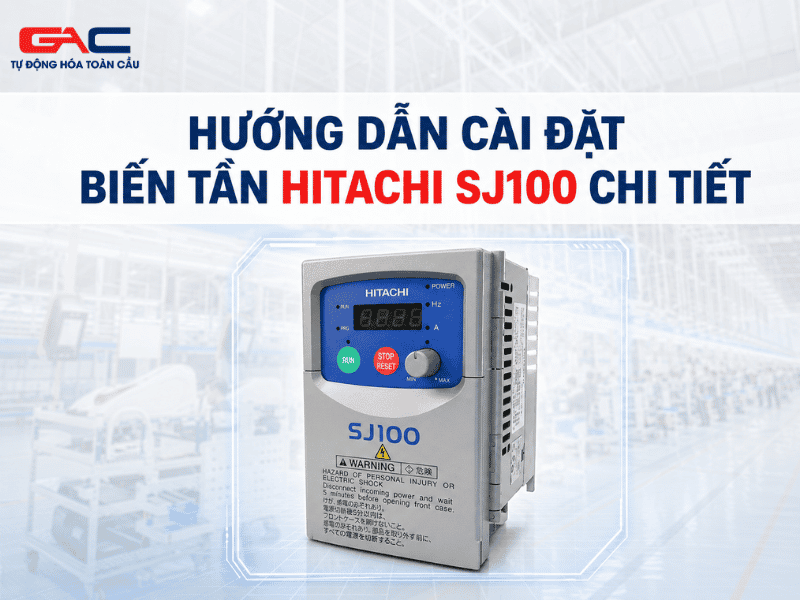 cài đặt biến tần hitachi sj100