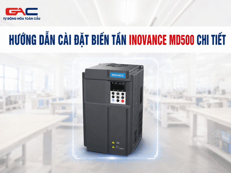 Cài đặt biến tần inovance MD500