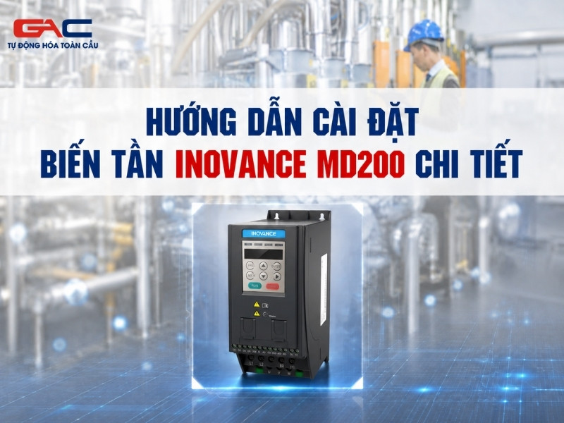 cài đặt biến tần inovance md200