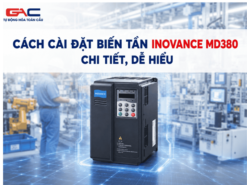 cài đặt biến tần inovance md380