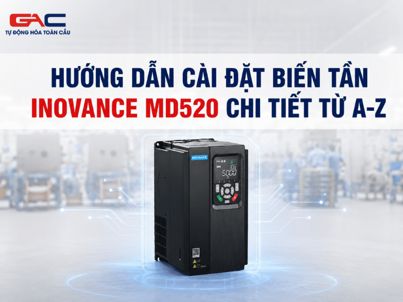 Cài đặt biến tần inovance MD520