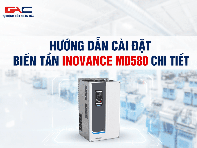 cài đặt biến tần Inovance MD580