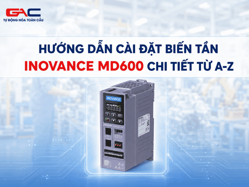 cài đặt biến tần inovance md600