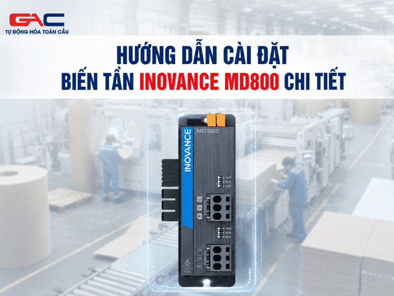 cài đặt biến tần inovance MD800