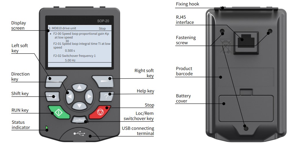cài đặt biến tần inovance md810