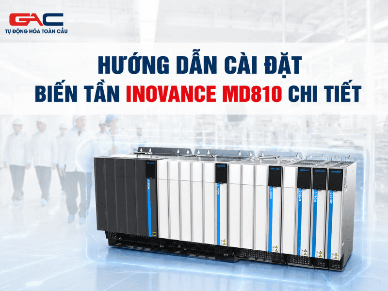 cài đặt biến tần inovance md810