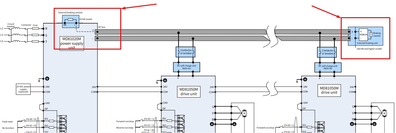 cài đặt biến tần inovance md810