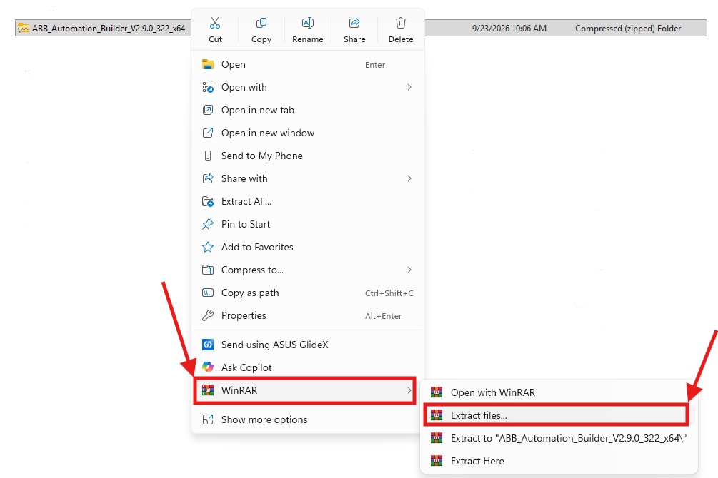 cài đặt phần mềm abb automation builder