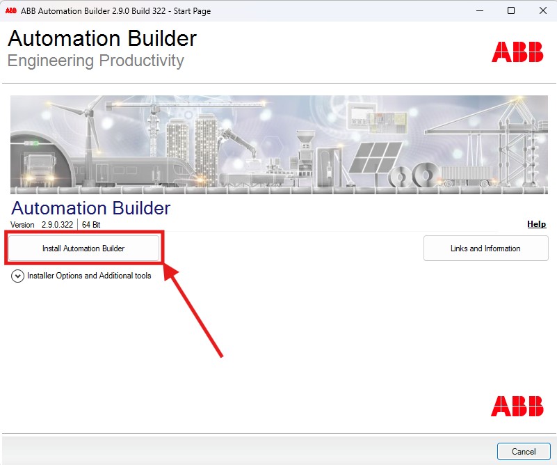 cài đặt phần mềm abb automation builder