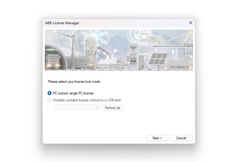 cài đặt phần mềm abb automation builder