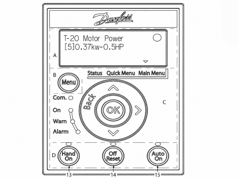 cài đặt biến tần danfoss fc101