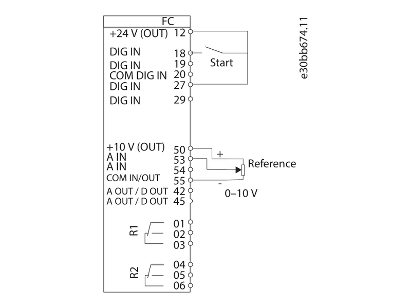 cài đặt biến tần danfoss fc101