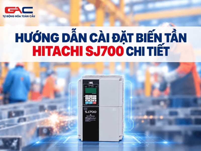 cài đặt biến tần hitachi sj700
