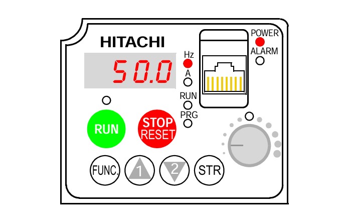 cài đặt biến tần hitachi l200