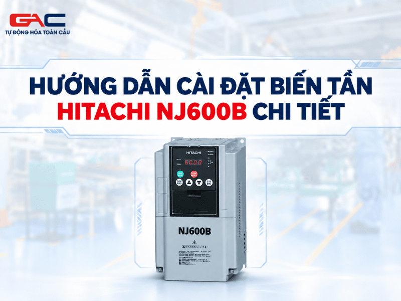 cài đặt biến tần hitachi nj600b
